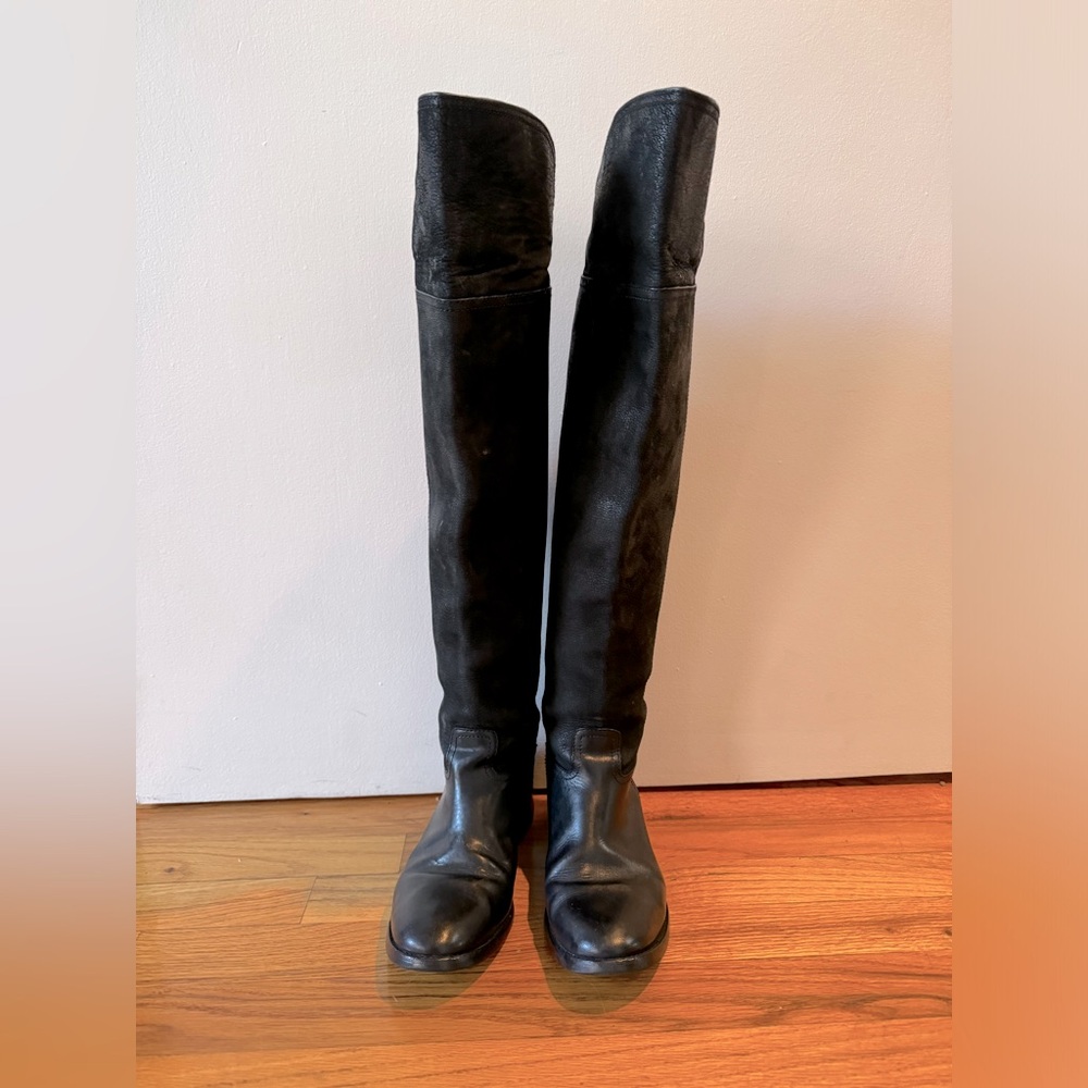 Tory Burch Simone Over-the-Knee Flat Equestrian booties | Sz 7.5